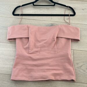 Michelle Mason strapless top